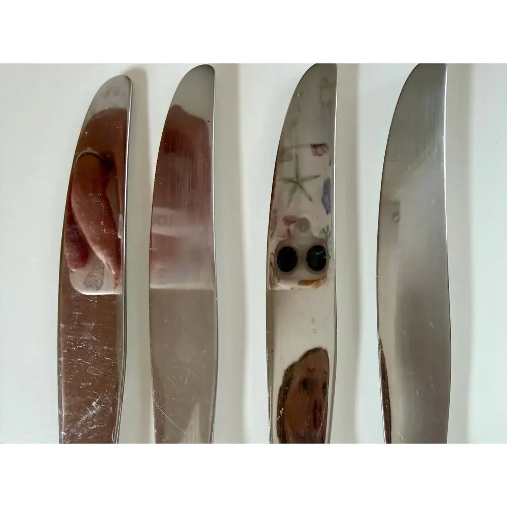Oneida Cello Modern Hollow Dinner Knife Set of 4 (set 1)